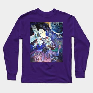 Spaceship Earth Mural Long Sleeve T-Shirt